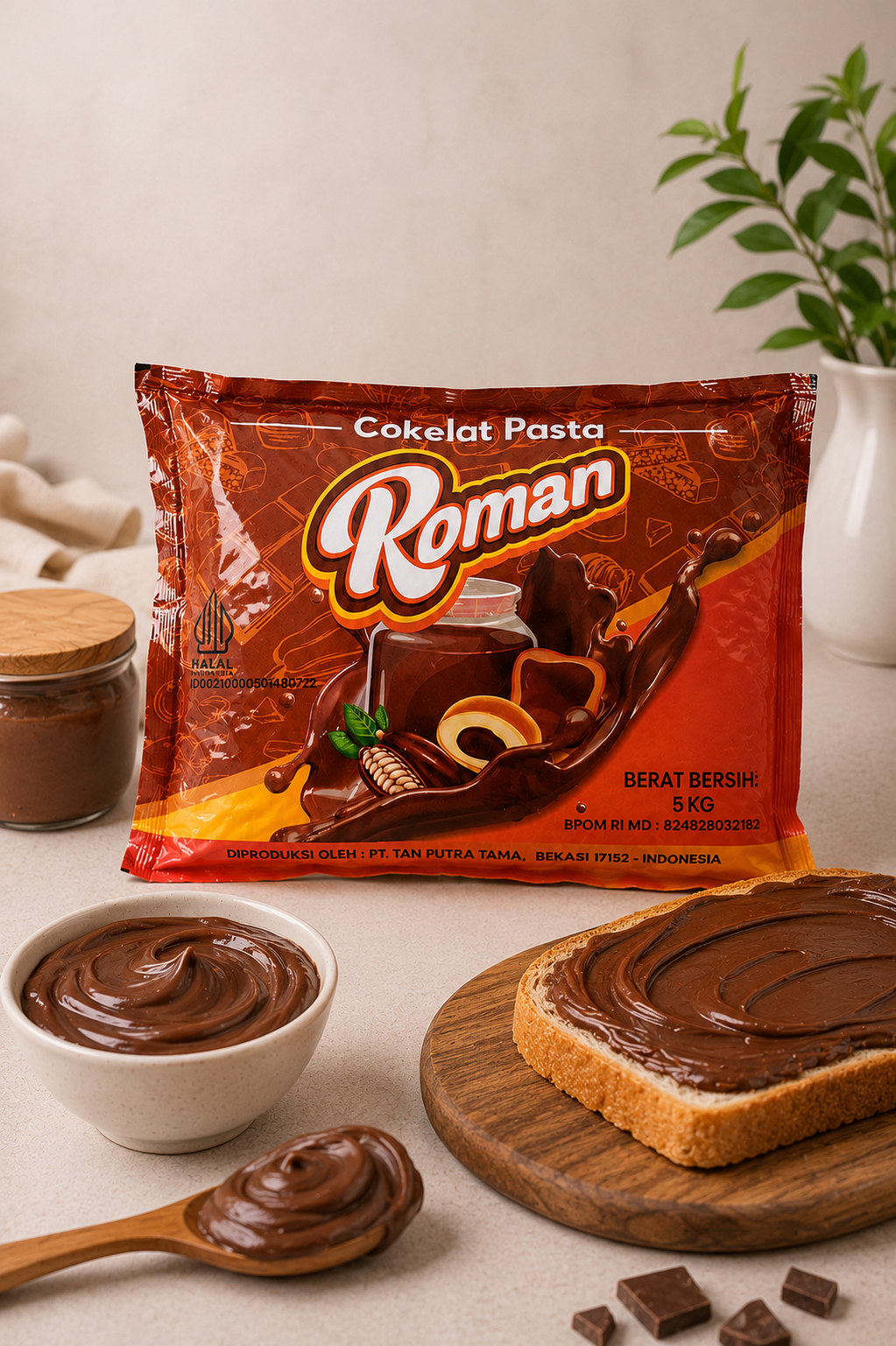 Roman Cokelat Pasta